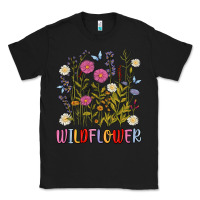 Black wildflower malias Classic Tee - MaliasSmallBusiness
