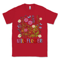 Red wildflower malias Classic Tee - MaliasSmallBusiness