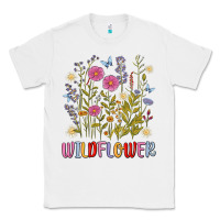 White wildflower malias Classic Tee - MaliasSmallBusiness