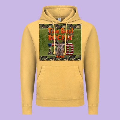 Best Bucking Dad Ever Vintage Hoodie Designed By Lillyallendesigns