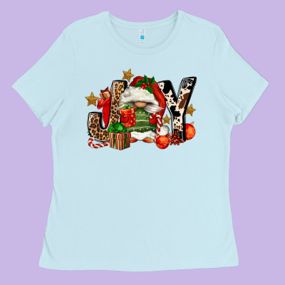 Joy Gnomes Ladies Tee Designed By Fadigitalartstudio