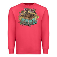 Cardinal Southern Nana western flowers Premium Sweatshirt - HowdyJamesFarm