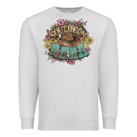 Dove Grey Southern Nana western flowers Premium Sweatshirt - HowdyJamesFarm