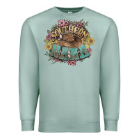 Seafoam Southern Nana western flowers Premium Sweatshirt - HowdyJamesFarm