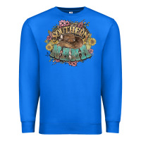 True Royal Southern Nana western flowers Premium Sweatshirt - HowdyJamesFarm
