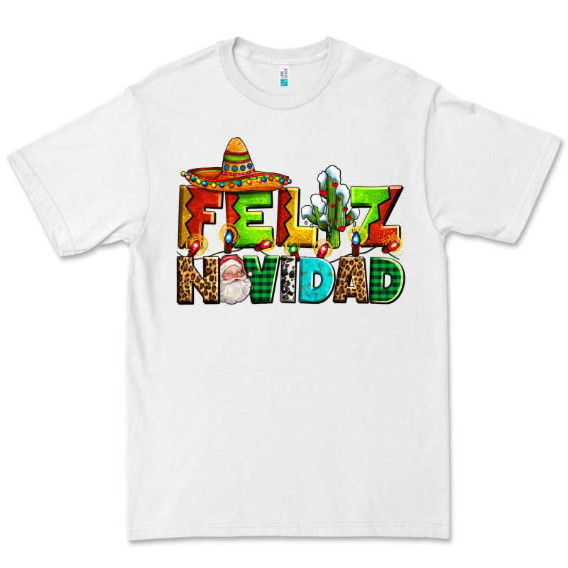 Feliz Navidad Sombrero Premium Tee by AdoDesignShop | Teevron