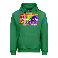 Emerald Always be kind Urban Hoodie - FaDigitalArtStudio