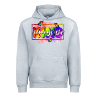 Heather Grey Always be kind Urban Hoodie - FaDigitalArtStudio