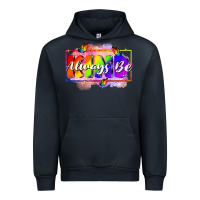 Navy Always be kind Urban Hoodie - FaDigitalArtStudio