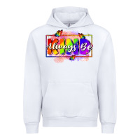 White Always be kind Urban Hoodie - FaDigitalArtStudio