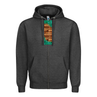 Charcoal Heather western tooled leather sunflower turquoise gemstone pen wrap 1 Zipper Hoodie - Jasminsmagicworld