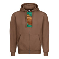 Chestnut western tooled leather sunflower turquoise gemstone pen wrap 1 Zipper Hoodie - Jasminsmagicworld