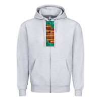 Heather Grey western tooled leather sunflower turquoise gemstone pen wrap 1 Zipper Hoodie - Jasminsmagicworld