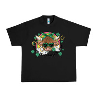 Black st. patrick's day highland cow Urban Heavy Tee - MaliasSmallBusiness
