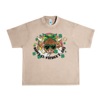 French Oak st. patrick's day highland cow Urban Heavy Tee - MaliasSmallBusiness