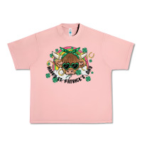 Salmon st. patrick's day highland cow Urban Heavy Tee - MaliasSmallBusiness
