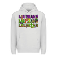 Dove Grey Louisiana Louisiana Louisiana Premium Hoodie - HowdyJamesFarm