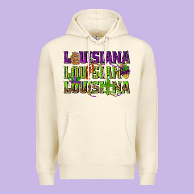 Louisiana Louisiana Louisiana Premium Hoodie Designed By Howdyjamesfarm