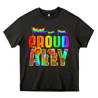 Asphalt proud ally Heavy Core Tee - HRA Design Shop