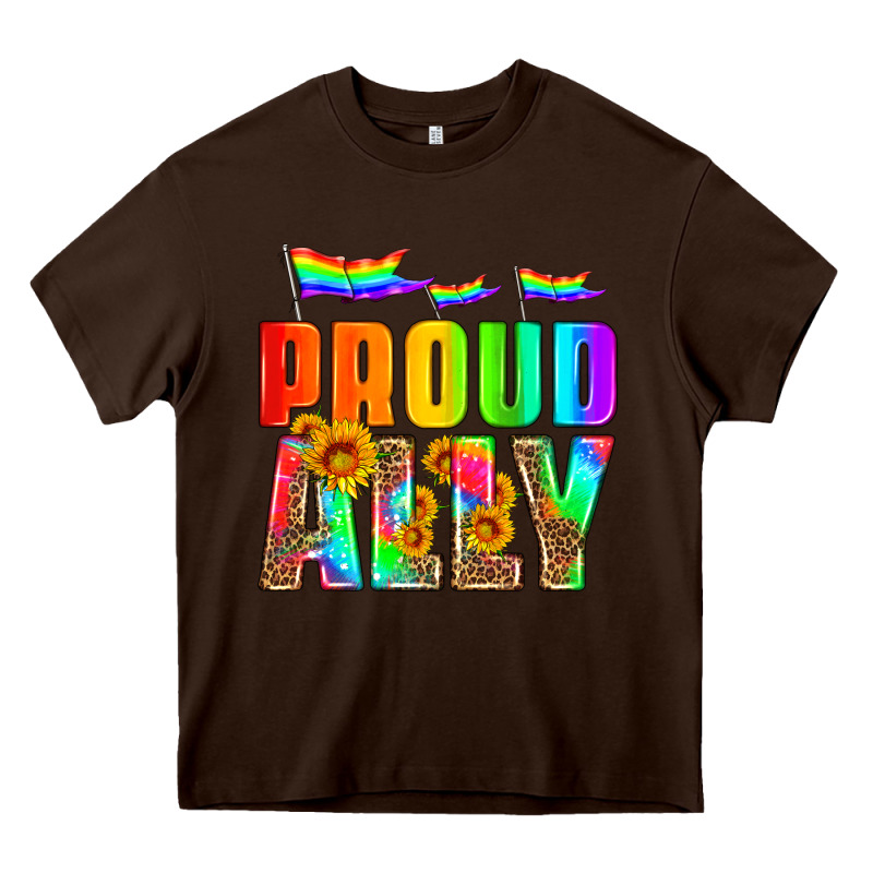 Proud Ally Heavy Core Tee by HRA Design Shop | Teevron