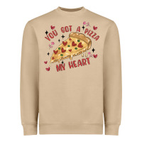 Mushroom you got a pizza my heart Heavyweight Sweatshirt - MaliasSmallBusiness