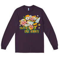 Plum like honey Long Sleeve Tee - MaliasSmallBusiness
