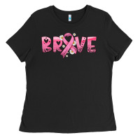 Black brave with ribbon Ladies Tee - HRA Design Shop