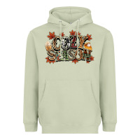 Matcha Cozy season Fall Heavyweight Hoodie - NancyCooperArtShop