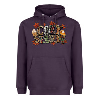 Plum Cozy season Fall Heavyweight Hoodie - NancyCooperArtShop