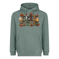 Sage Cozy season Fall Heavyweight Hoodie - NancyCooperArtShop