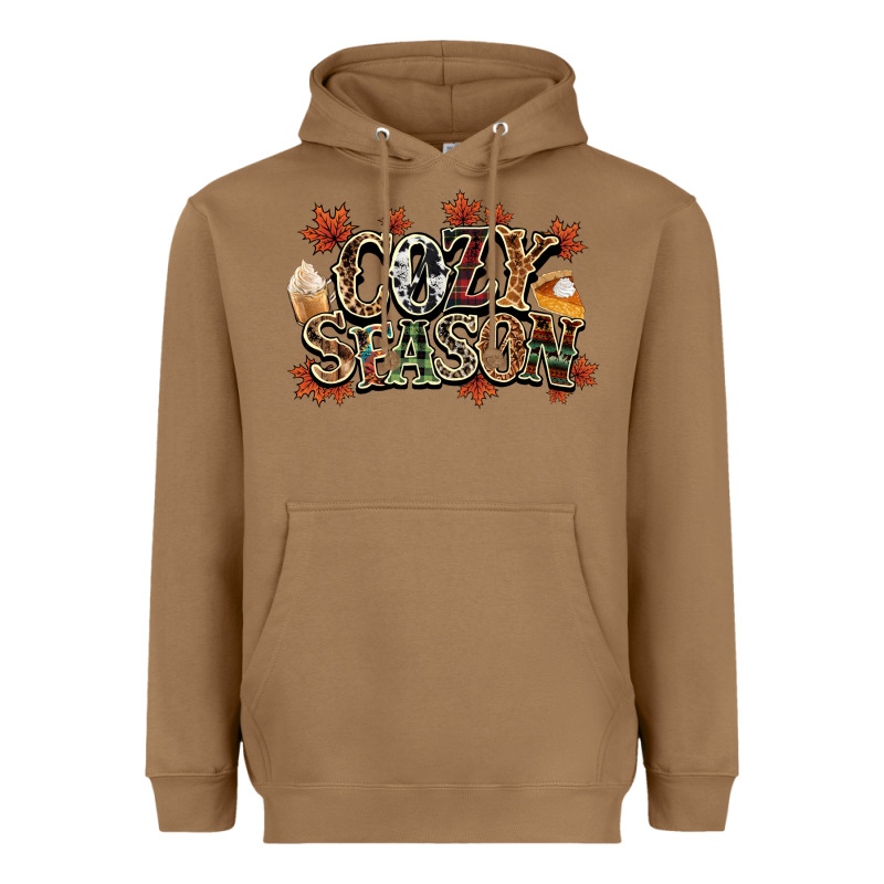 Cozy Season Fall Heavyweight Hoodie by NancyCooperArtShop | Teevron