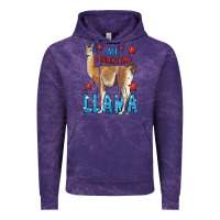 Cloud Purple All American Llama Vintage Hoodie - LillyAllenDesigns