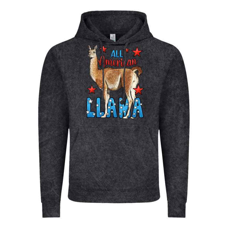 All American Llama Vintage Hoodie by LillyAllenDesigns | Teevron