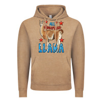 Vintage Coffee All American Llama Vintage Hoodie - LillyAllenDesigns