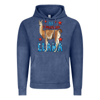 Vintage Denim All American Llama Vintage Hoodie - LillyAllenDesigns