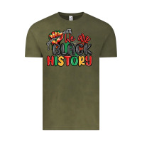 Vintage Olive we are black history Vintage Tee - MaliasSmallBusiness