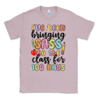Lilac i ve been bringing sass to the class for 100 days Classic Tee - MaliasSmallBusiness