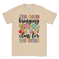 Mushroom i ve been bringing sass to the class for 100 days Classic Tee - MaliasSmallBusiness