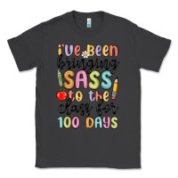 Smoke i ve been bringing sass to the class for 100 days Classic Tee - MaliasSmallBusiness