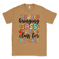 Toasted Coconut i ve been bringing sass to the class for 100 days Classic Tee - MaliasSmallBusiness