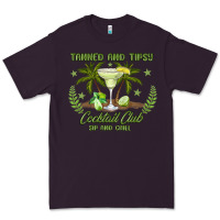 Plum tanned and tipsy cocktail club sip and chill Premium Tee - JahusDesignShop