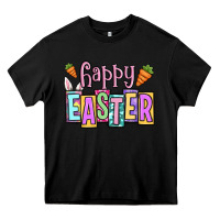 Black Easter Day Happy Easter Heavy Core Tee - OliviaCreatesArt
