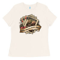 Bone look pretty play dirty Ladies Tee - SublimationCraftShop