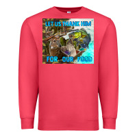 Cardinal let us thank hım for our food Premium Sweatshirt - TumblerDesignByShophia