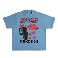 Pebble Blue hot mess always stressed dance mom Urban Heavy Tee - MaliasSmallBusiness