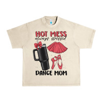 Sandshell hot mess always stressed dance mom Urban Heavy Tee - MaliasSmallBusiness