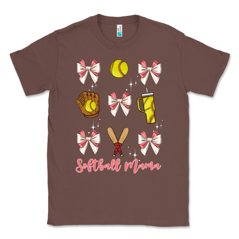 Softball Coquette Bow Classic Tee by JahusDesignShop | Teevron