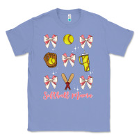 Colony Blue softball coquette bow Classic Tee - JahusDesignShop