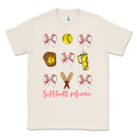 Natural softball coquette bow Classic Tee - JahusDesignShop