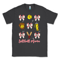 Smoke softball coquette bow Classic Tee - JahusDesignShop